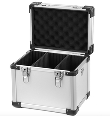 Small Portable Aluminum Tool Storage Cases With Detachable Foam Dividers